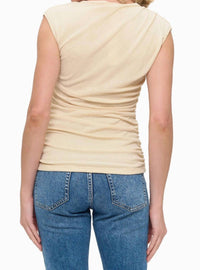 Ariella - Ruched Short Sleeve Top