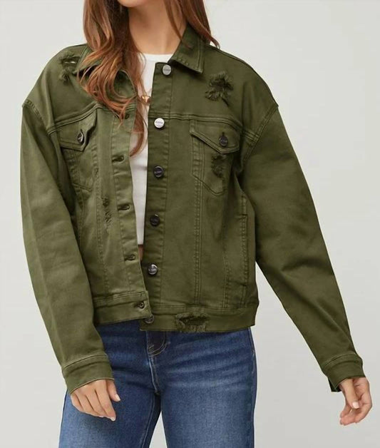 Risen - Oversized Distressed Jacket