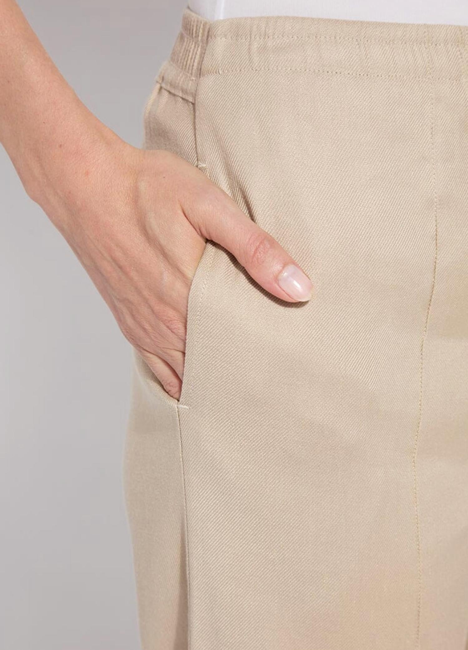 Lysse - Nixie Drawstring Linen Wide Leg Pant