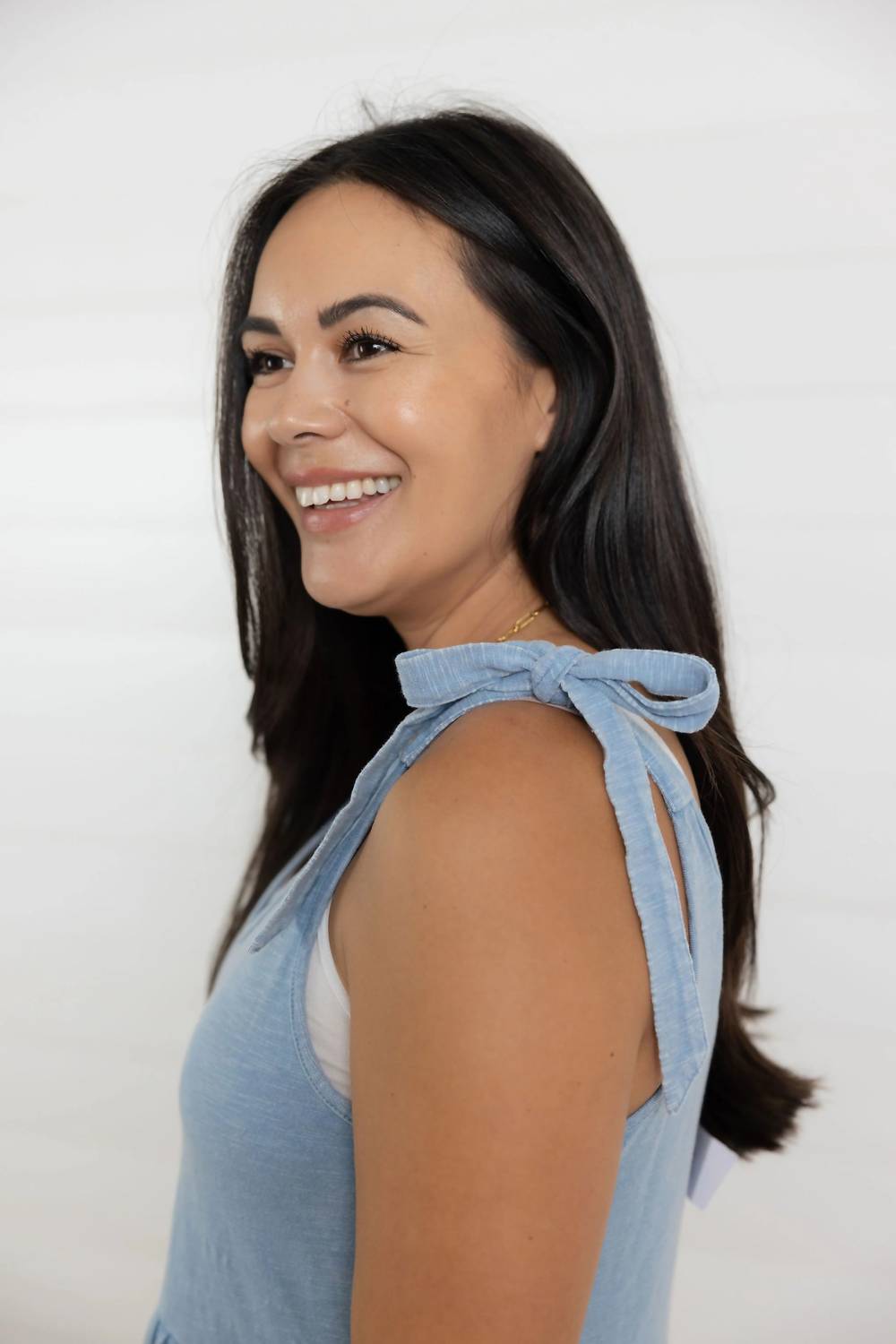 Mac & Me - Tie Shoulder Knit Dress