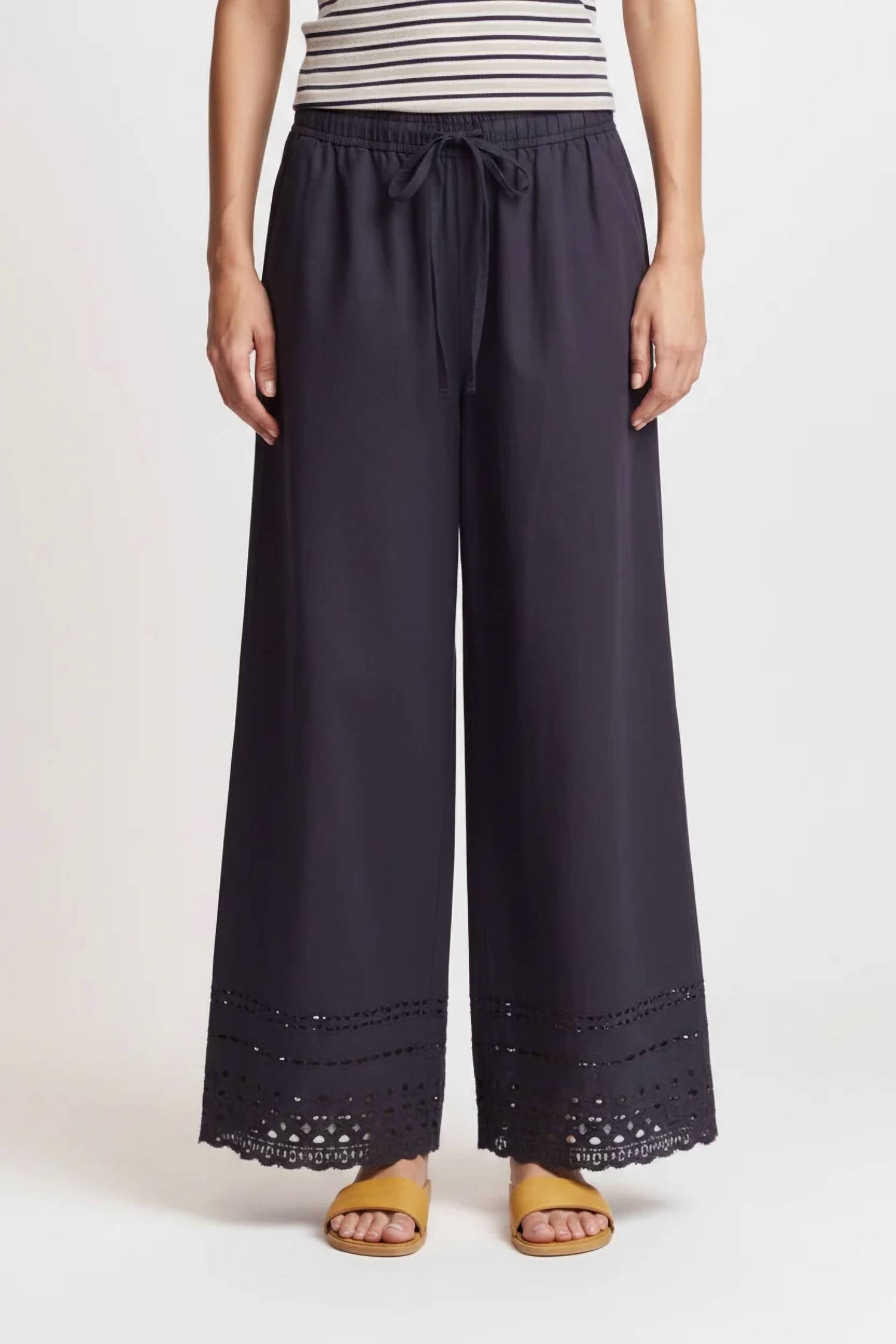 Grade & Gather - Eyelet Hem Snuggle Pants