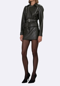 Nonchalant Label - Reed Faux Leather Biker Jacket