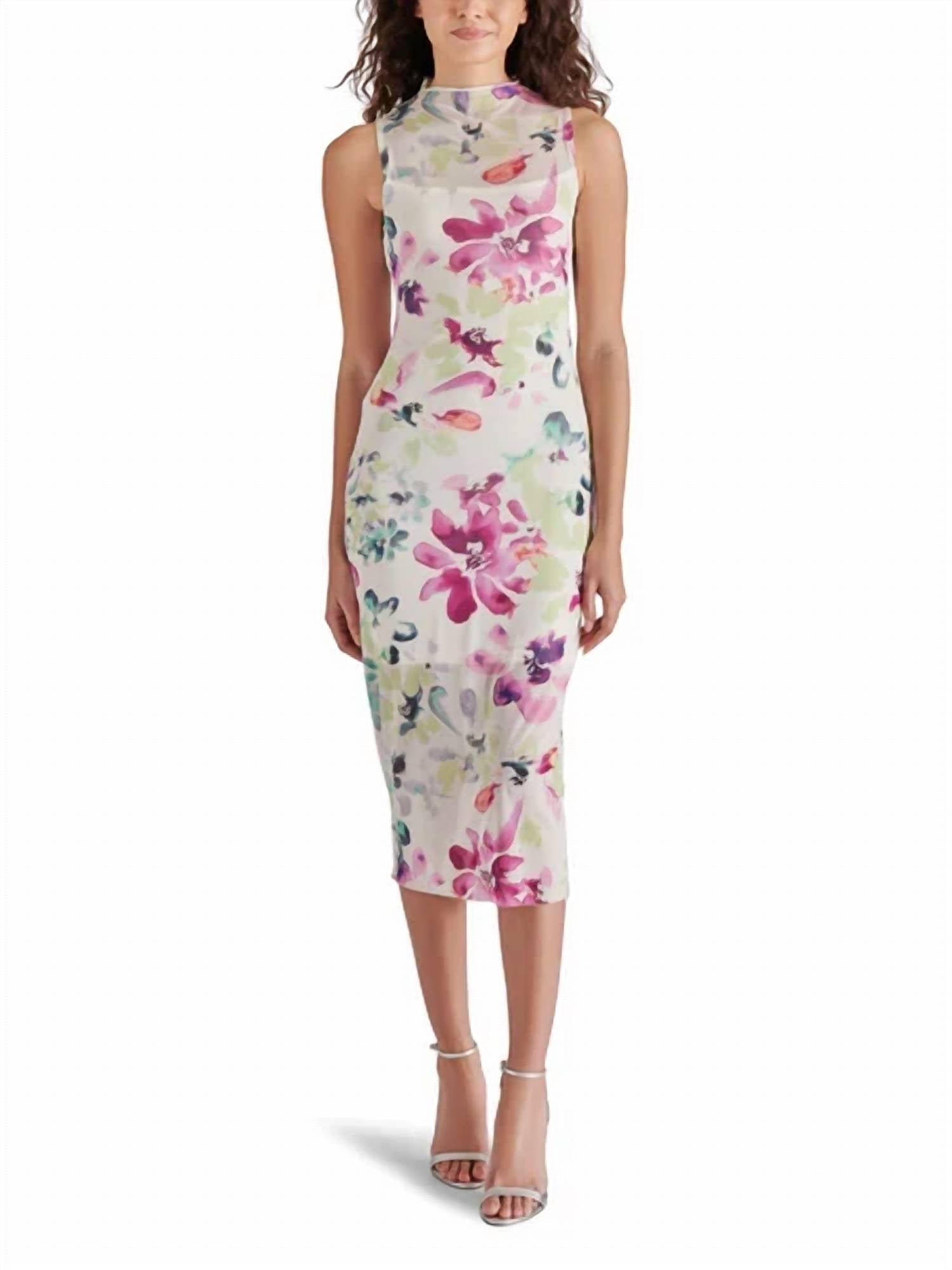 Steve Madden - Sidra Mesh Midi Dress