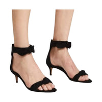Rebecca Minkoff - Kaley Suede Bow Tie Kitten Heels