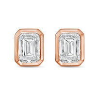 Diana M Jewels - Women's Emerald Lab-grown Diamond Stud Earrings (15.00 Tcw) - Grand