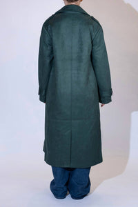 4Th & Reckless - Onis Draped Trench Jacket - clothing - coats - green