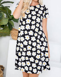 P & Rose - Daisy Print Swing Dress