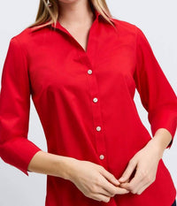 Foxcroft - Mary Solid Stretch Shirt