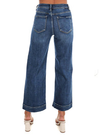 Risen - High Rise Wide Ankle Jeans