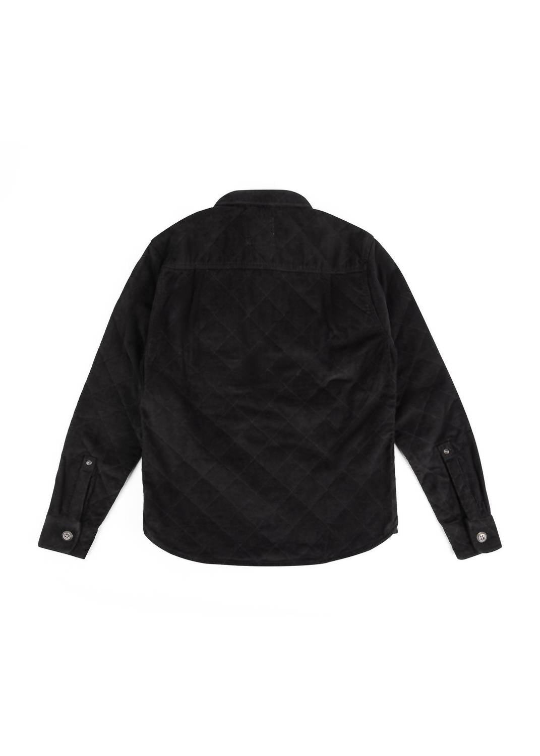 Iron & Resin Men's Keystone Corduroy Shirt in black - men's jacket - detail view