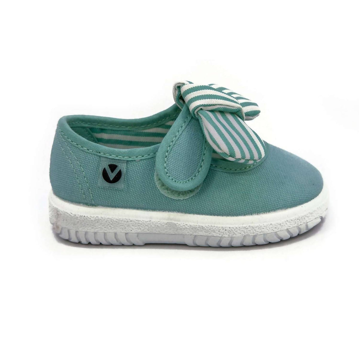 Victoria - Girls' Slip On Canvas Bow Shoes
