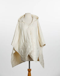 RAINRAPS Women's Rain Puffer Jacket in ivory pufferrap - women's jacket - view 6
