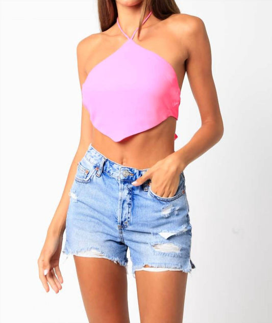 Olivaceous - Halter Bandana Top