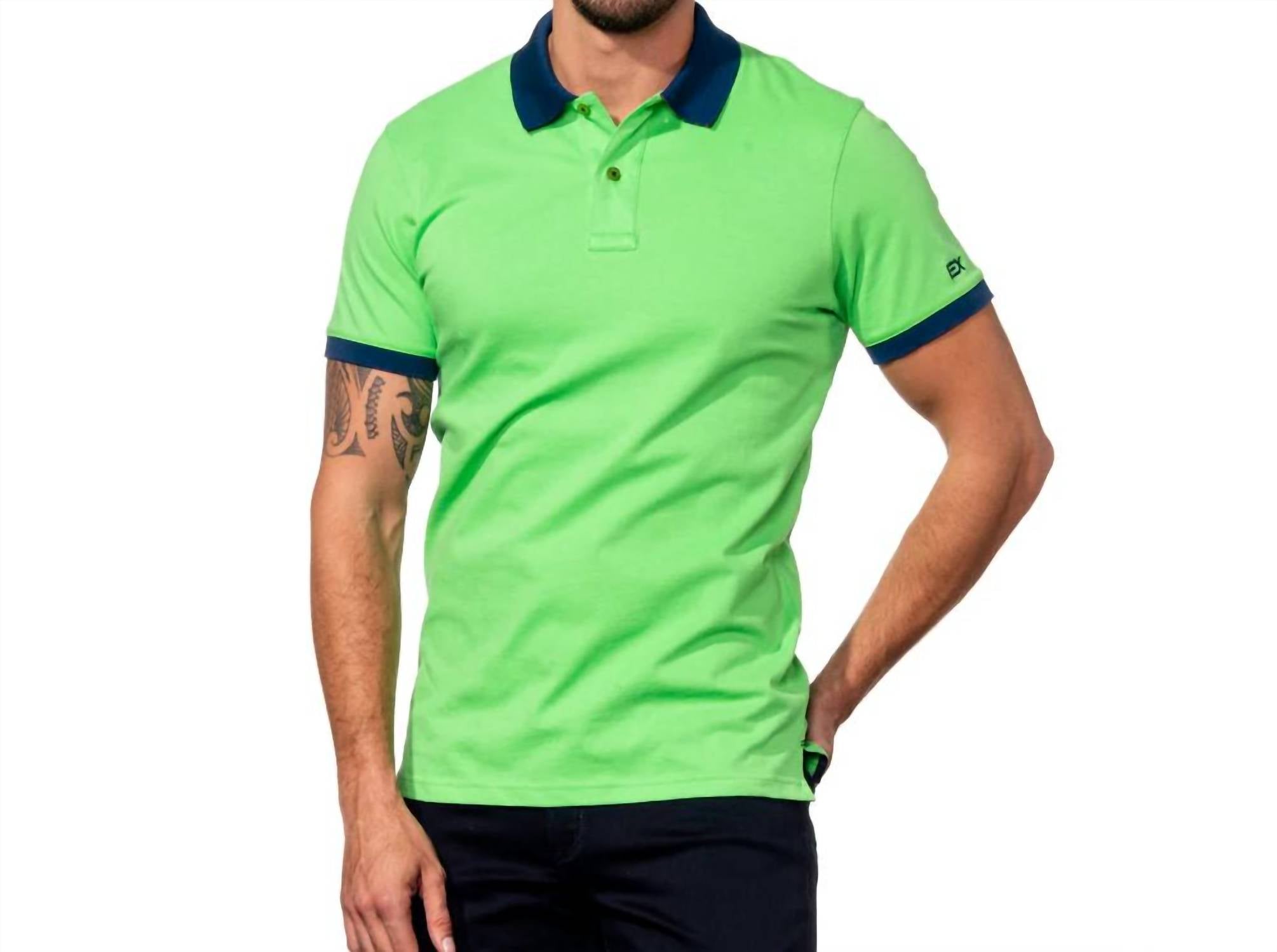 Eight X - Double Sided Paisley Print Collar Polo