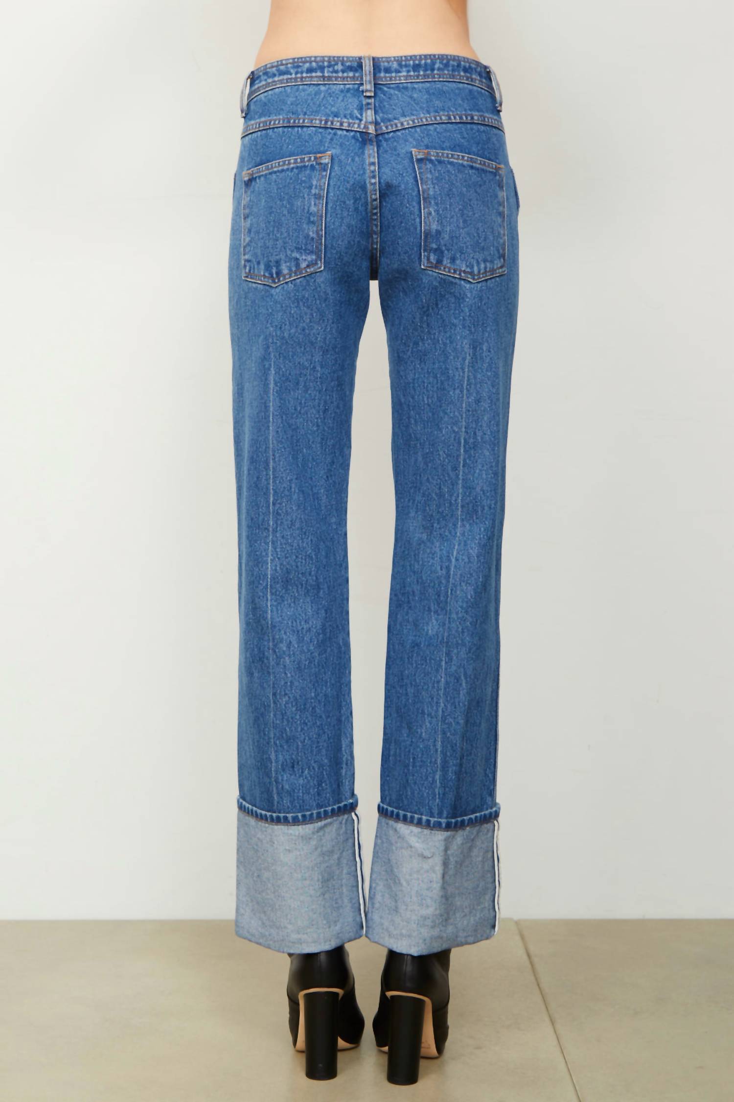 Brandon Maxwell - Alexa Wide Leg Denim Pants