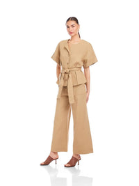 Fifteen Twenty - Kai Belted Button-Up Top