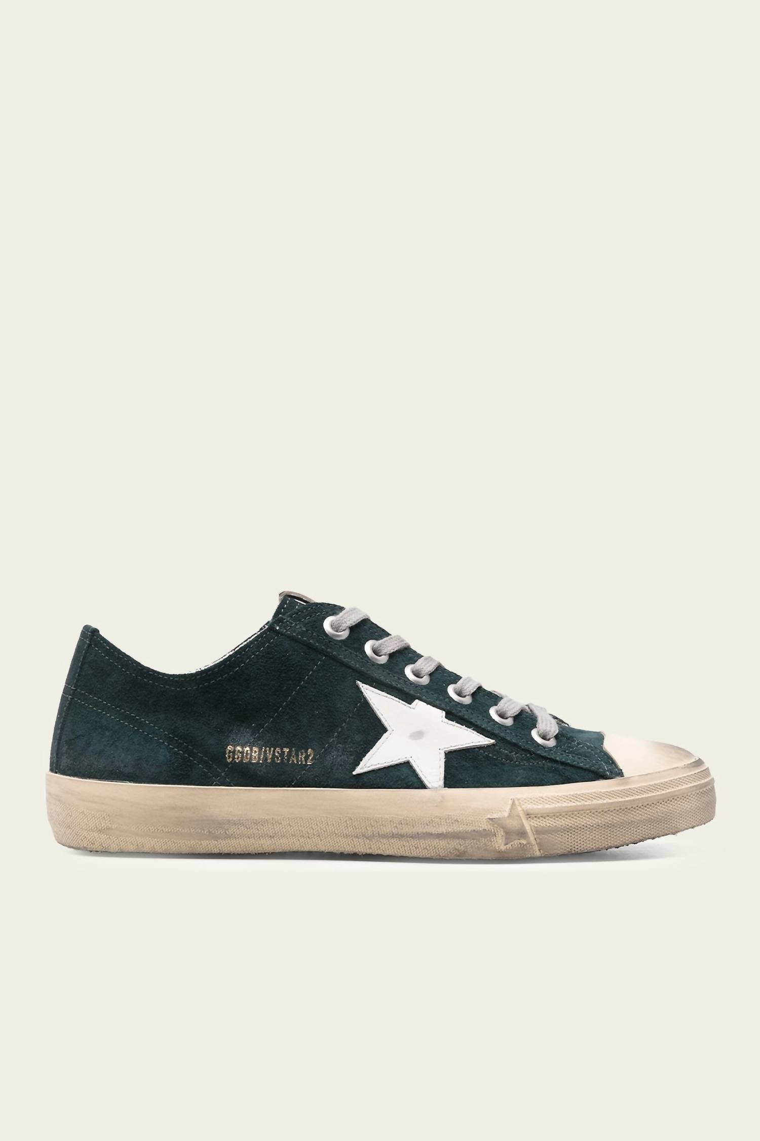 Golden Goose - Men's V-star 2 Suede Leather Sneakers