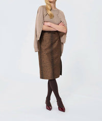 Tara Jarmon - Jaden Leopard Print Pencil Skirt