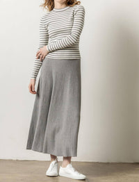 Lilla P - Striped Crewneck Sweater