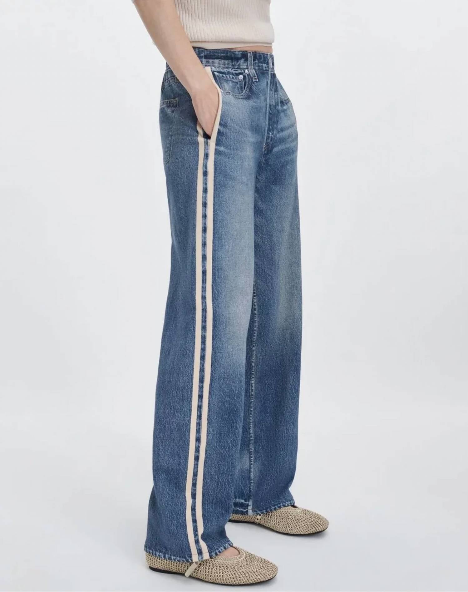 Rag & Bone - Miramar Sport Stripe Track Pant