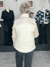 Aryeh - Quilted Vest With Zip Pocket