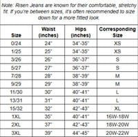 Risen - Women's Mid Rise Long Straight Jeans