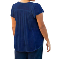 On The Plus Side - Karla Embroidered Blouse - PLUS