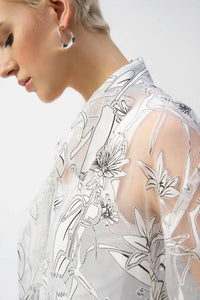 Joseph Ribkoff - Sheer Floral Coverup