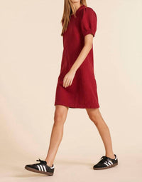 Bobi - Puff Sleeve Sweatshirt Dress
