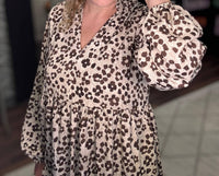 Carole Christian - Floral Print Tiered Dress