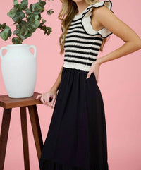 Blu Pepper - Lola Stripe Twofer Dress