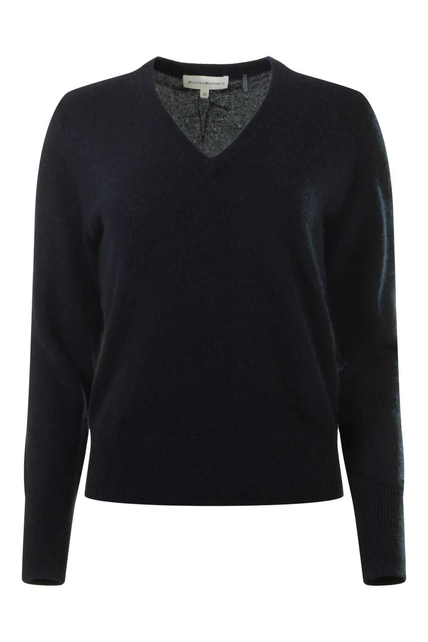 White + Warren - Cashmere Core V-neck Sweater
