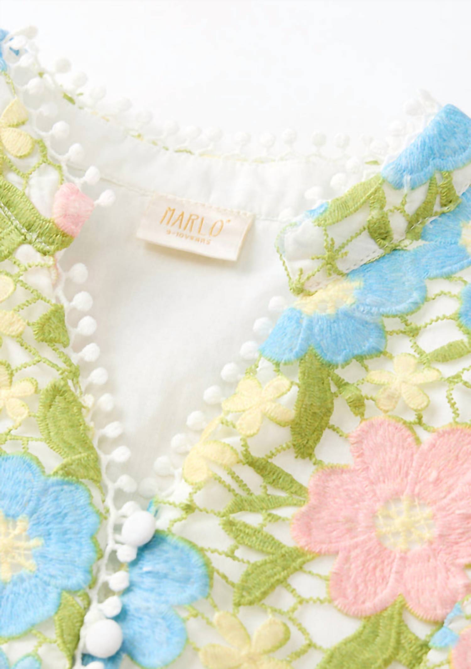 Marlo - Girl's Ellison Embroidered Top