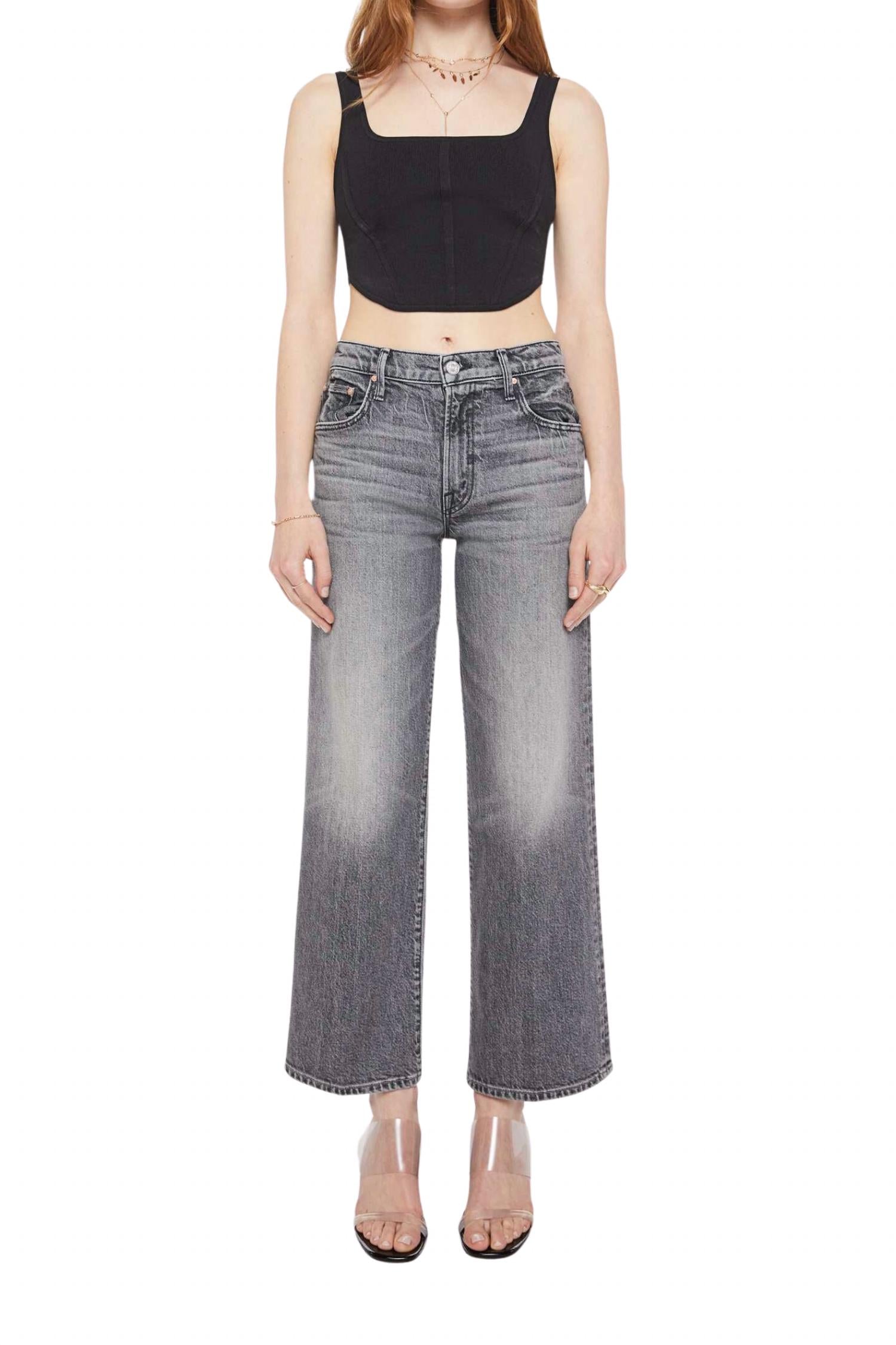 Mother Mid Rise Maven Ankle Jeans in magpie 1 - women's jeans