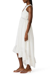 Steve Madden - Miah Lace Trim Sleeveless High-low Maxi Dress