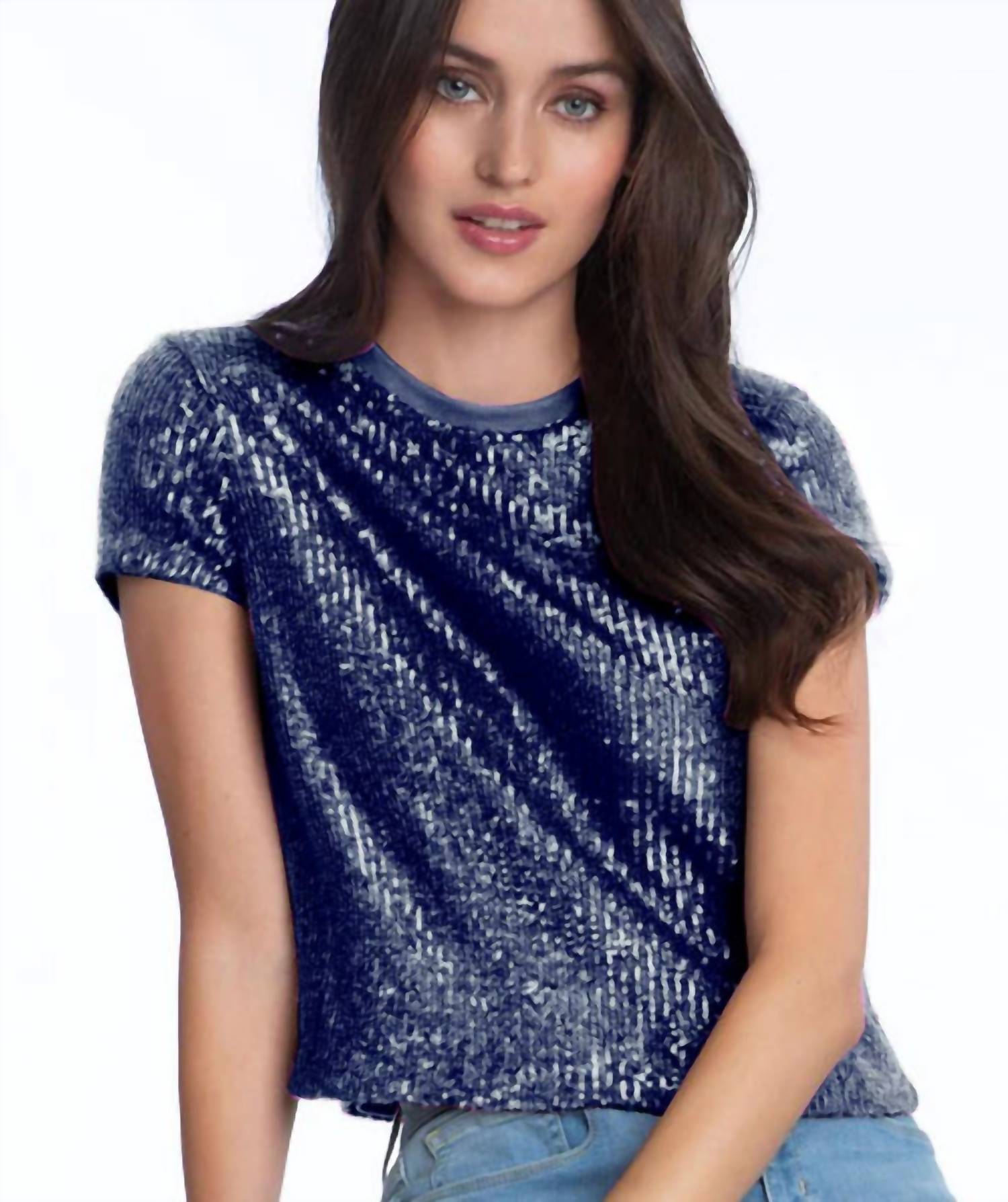 Elliott Lauren - Sequin Knit Top