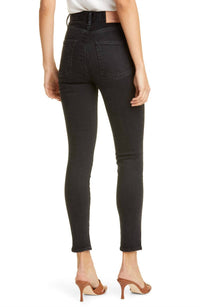 Moussy Filer Skinny Jean in black - women's jeans - detail view