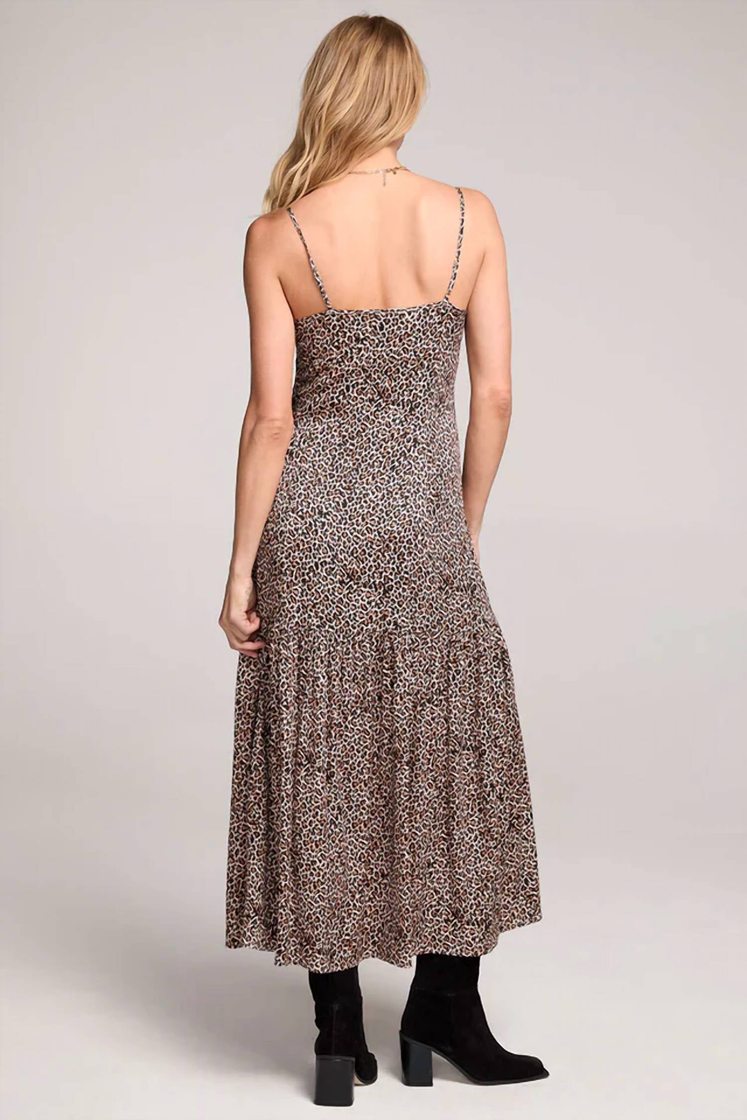 Saltwater Luxe - Animal Print Midi Dress