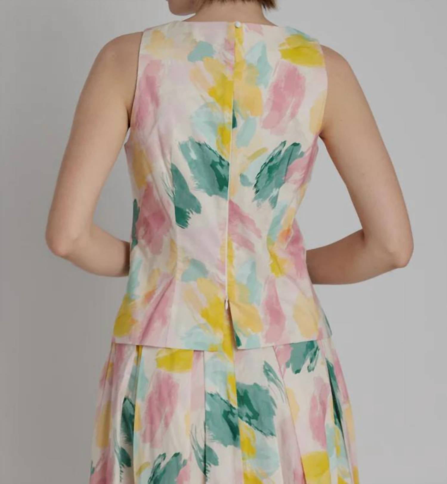 Aureum - Watercolor Sleeveless Top