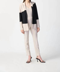 Joseph Ribkoff - Color Block Bonded Straight Blazer