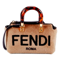 Fendi - Women's Roma By The Way Lamb Fur Mini Crossbody Bag