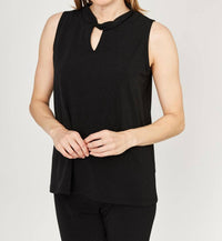 Sympli - Twist Collar Tank Top