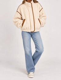 Elan - Shearling Bomber Jacket