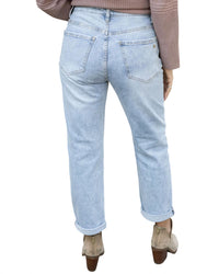 Grace And Lace - Mid-rise Girlfriend Jean