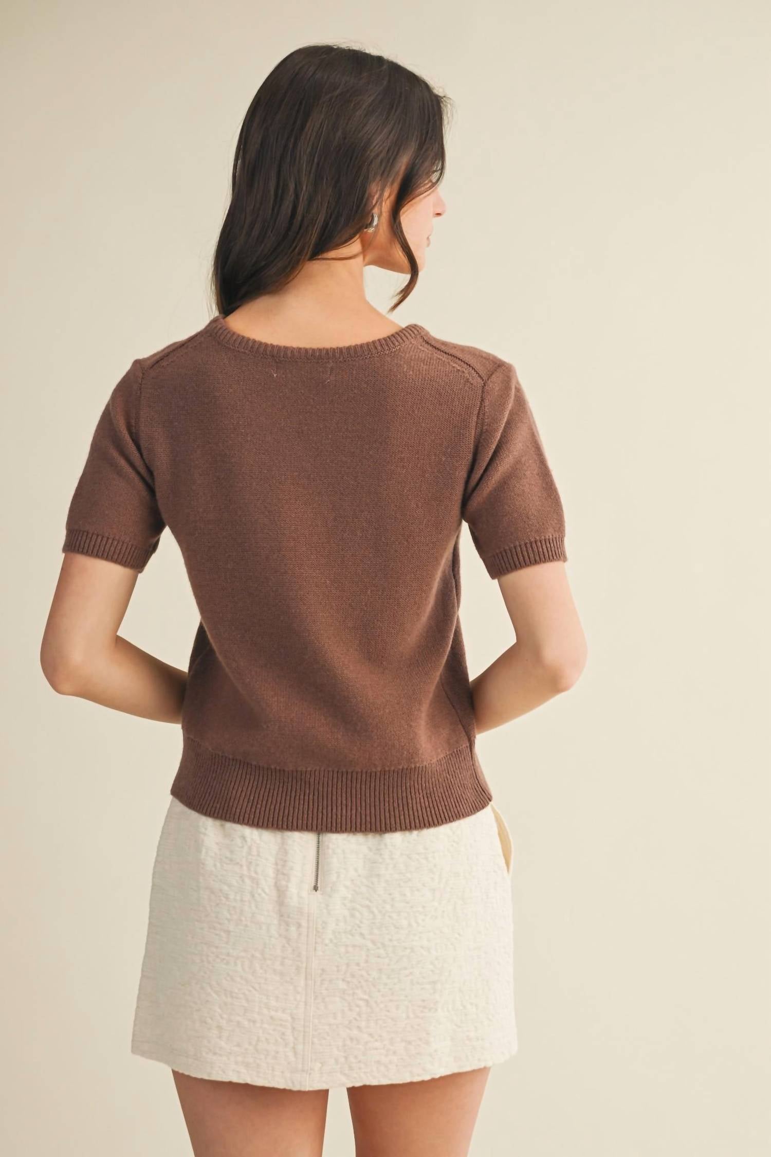 Mustard Seed - Short Sleeve Crewneck Sweater