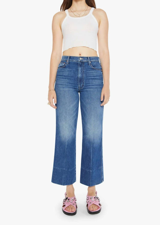 Mother - Maven Wide Hem Ankle Jeans