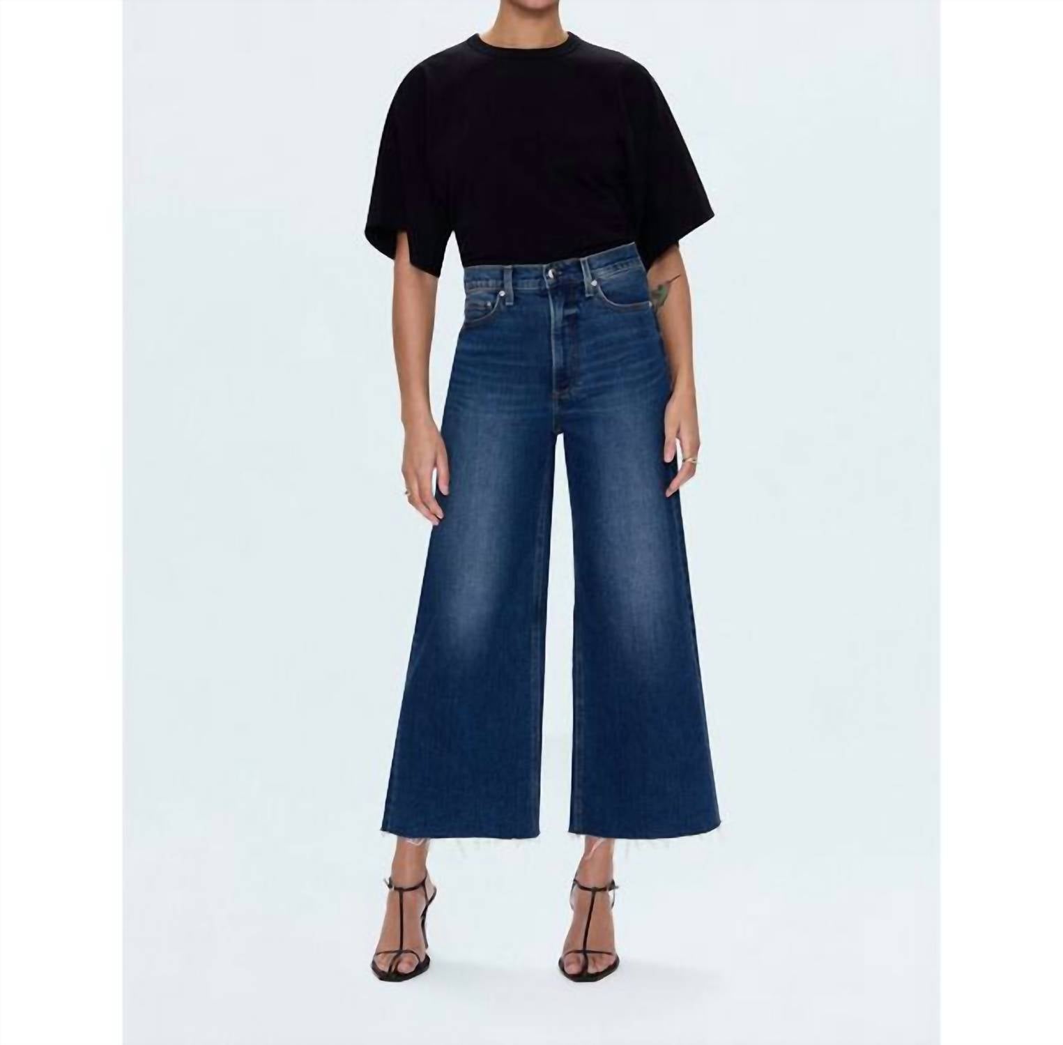 Pistola - Lana Crop High Rise Ultra Wide Jeans