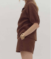 Entro - Quilted Pullover Top