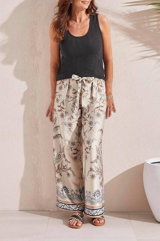 Tribal - Picot Edge Trim Tank Top