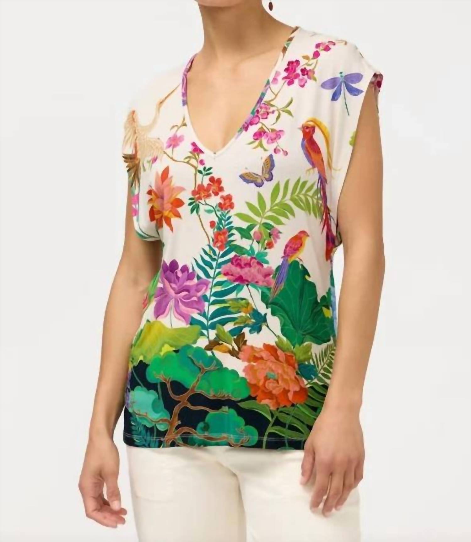 Johnny Was - Janie Favorite Deep Scoop Tee